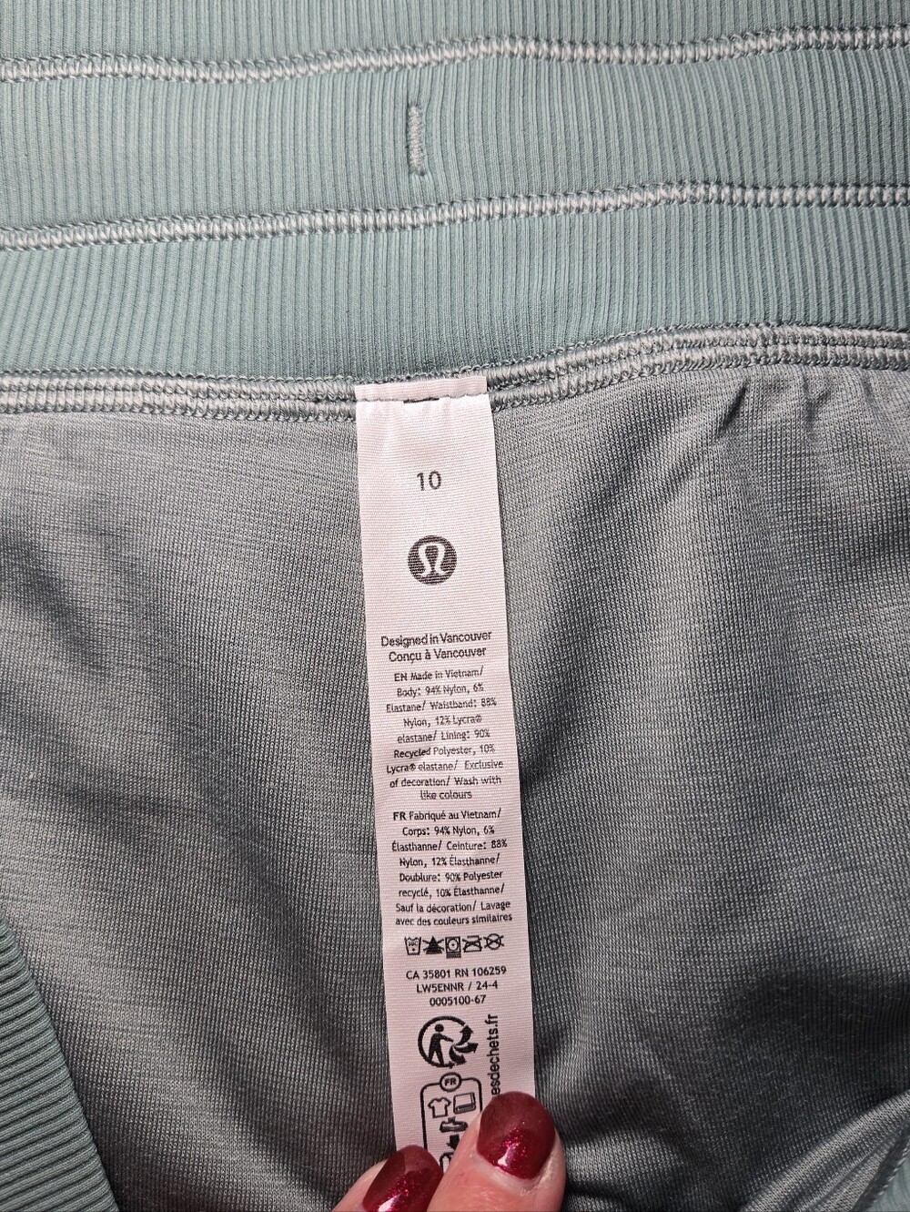 Lululemon Dance Studio Mid-Rise Pant - Crater Blue - Picture 7 of 10